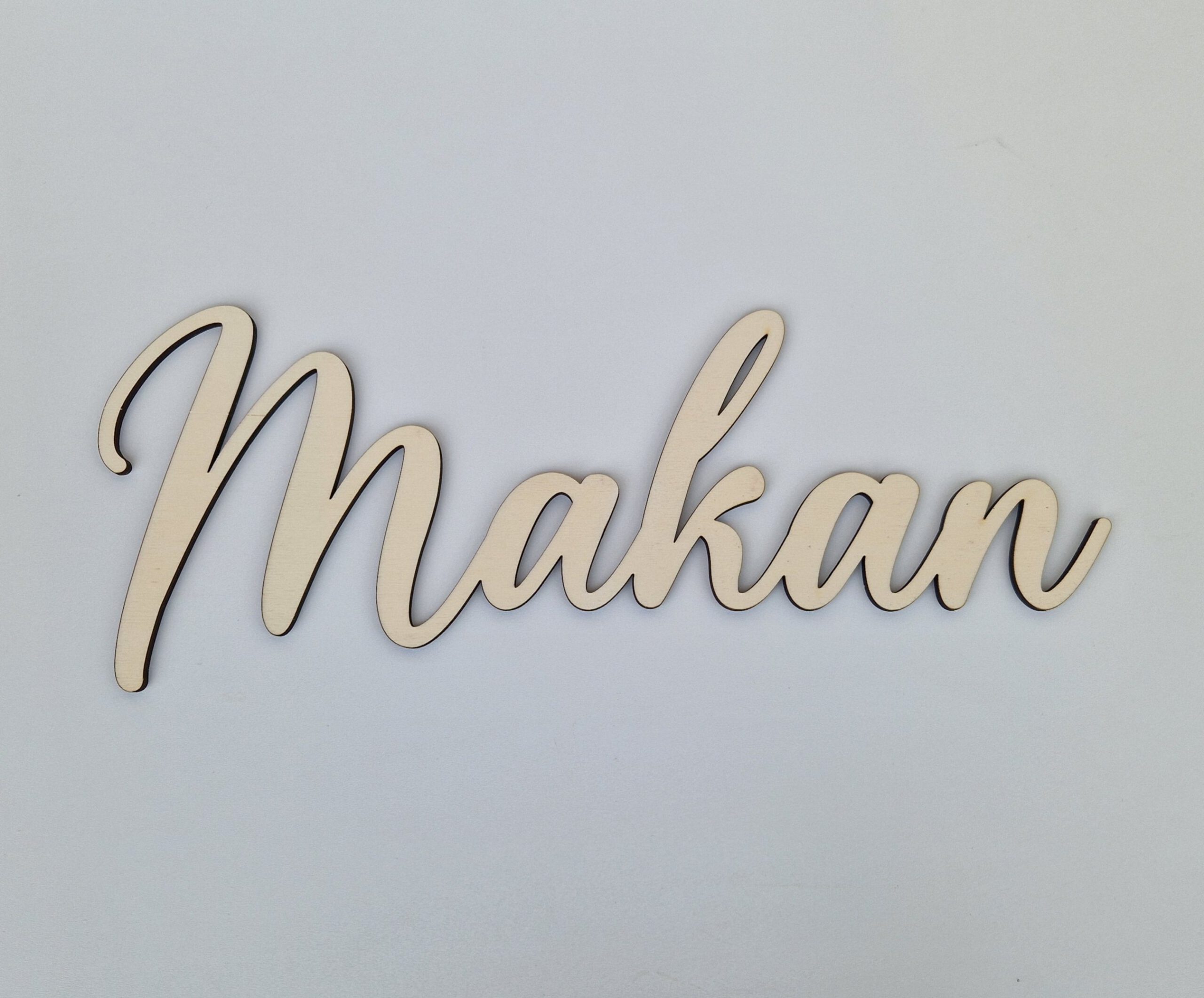 60cm breite Schriftzüge Pappelholz – Bild 14