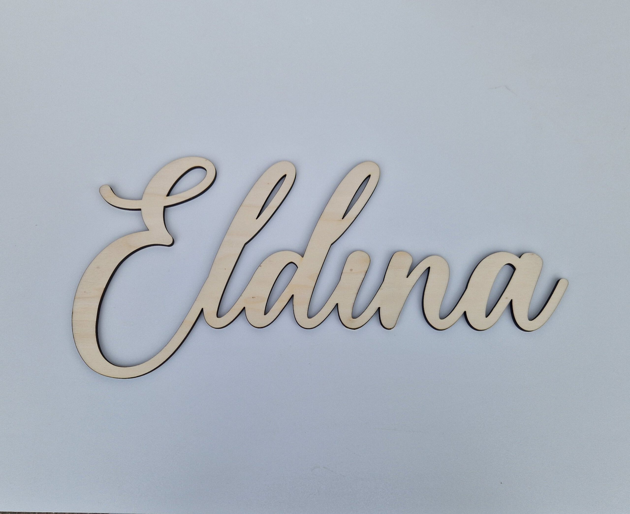 60cm breite Schriftzüge Pappelholz – Bild 15