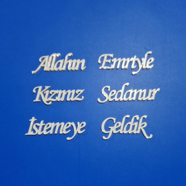 Allahin Emriyle Istemeye Schriftzug – Bild 3