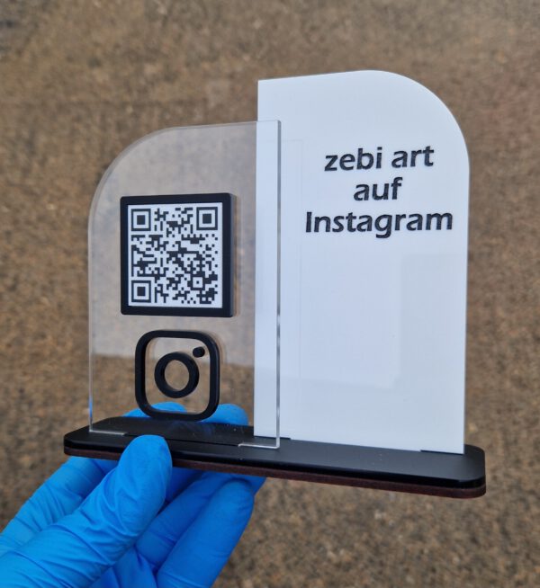 QR Socialmediaständer-4 für Visitenkarten – Bild 23