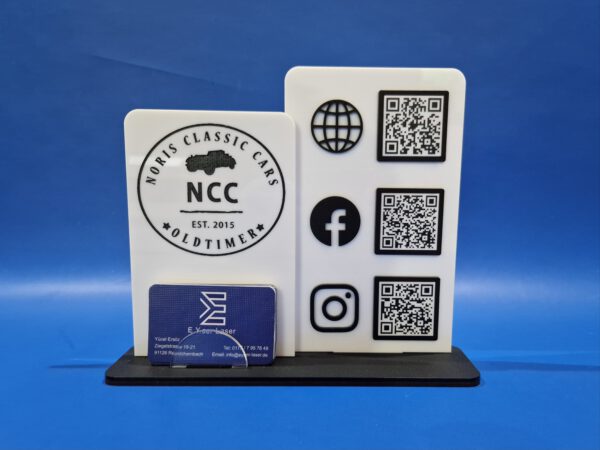 QR Socialmediaständer-8 für Visitenkarten – Bild 9