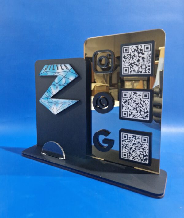 QR Socialmediaständer-8 für Visitenkarten – Bild 16