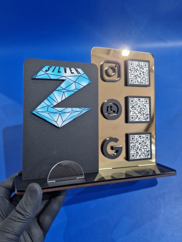QR Socialmediaständer-8 für Visitenkarten – Bild 15