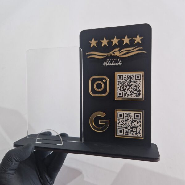 QR Socialmediaständer-8 für Visitenkarten – Bild 17