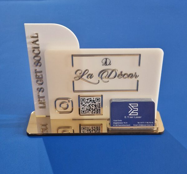 QR Socialmediaständer-16 für Visitenkarte – Bild 3