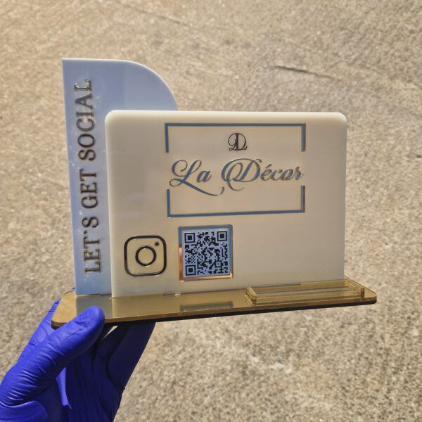 QR Socialmediaständer-16 für Visitenkarte – Bild 5