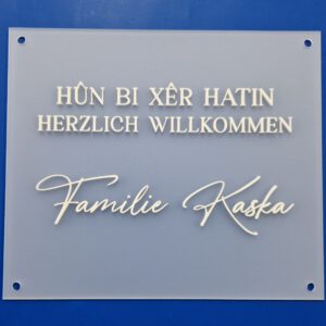 Türschild nach Wunsch