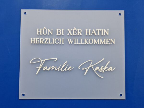 Türschild nach Wunsch