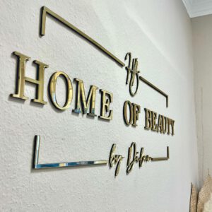 Acrylschild Wanddeko Firmenschild