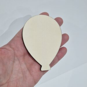 10cm Hoch Ballon Pappelholz geschliffen