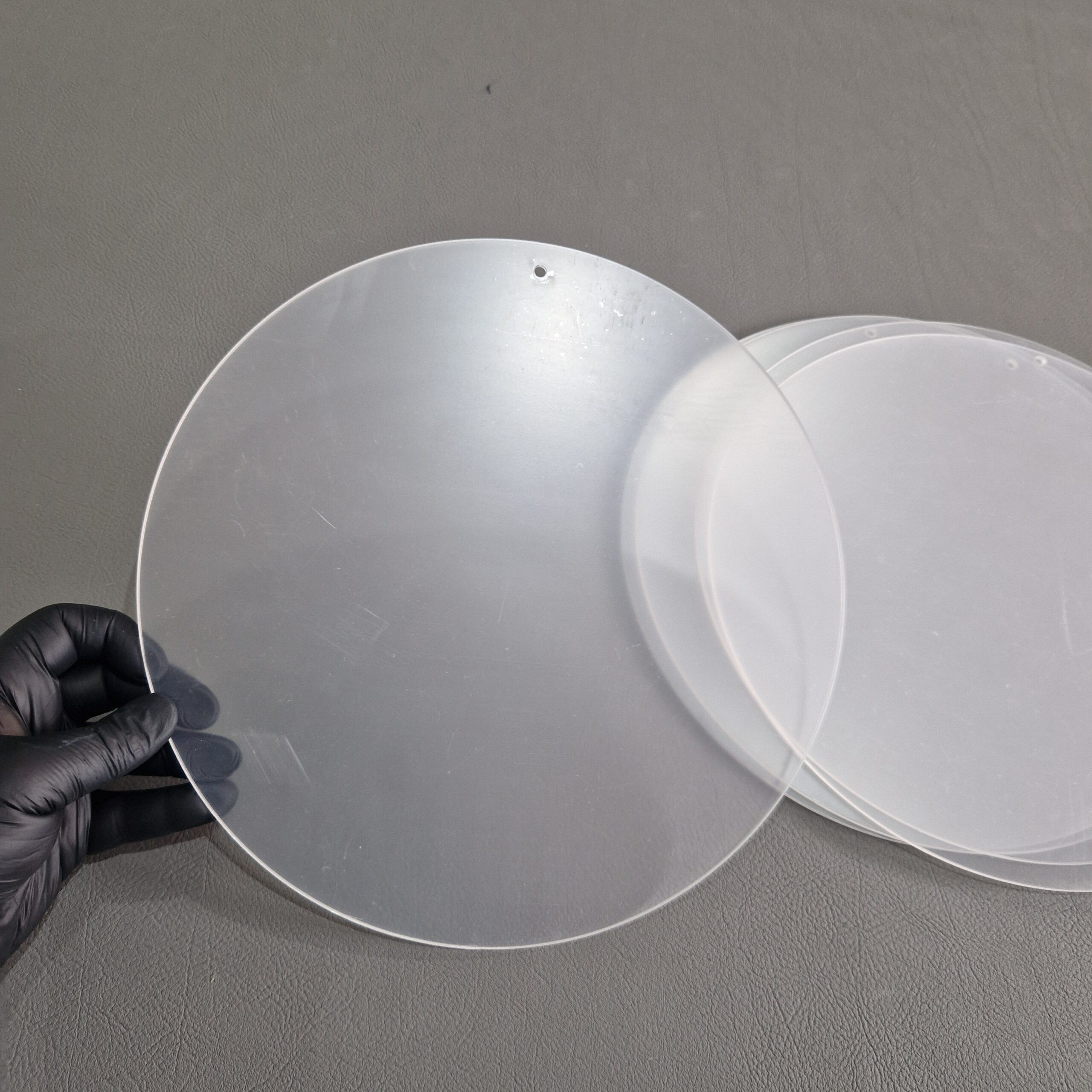 Acrylglas XT 30cm Rund mit loch
